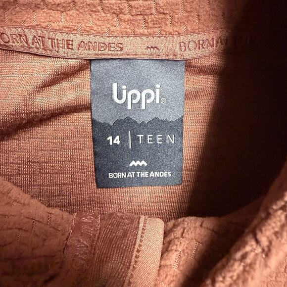 NWT Lippi 1/4 Zip Lightweight Shirt Teen Youth 14/XL Orange Pullover - Picture 3 of 8